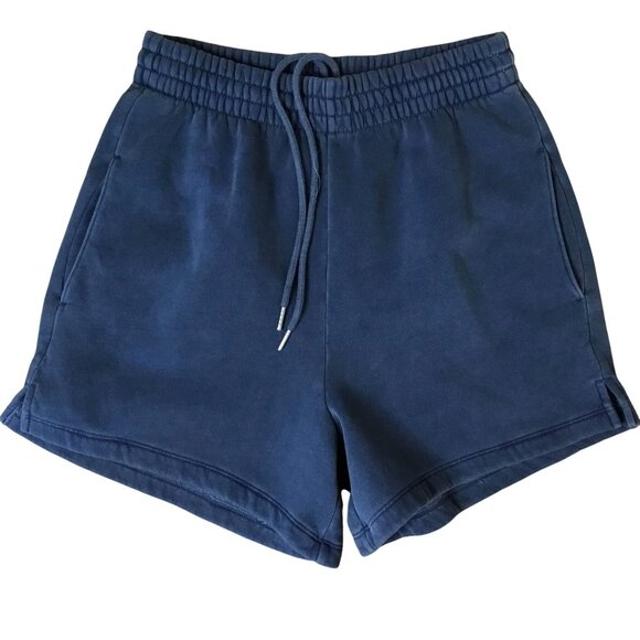 ABERCROMBIE & FITCH Women Navy Lounge Shorts Elastic Waist Soft Pockets NWT - Picture 3 of 9